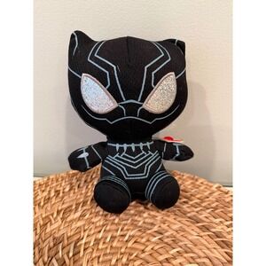 Marvel Black Panther Beanie Baby Plush Toy Kids Collectible 6"